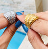 Big Chunky Ring Gold or Silver