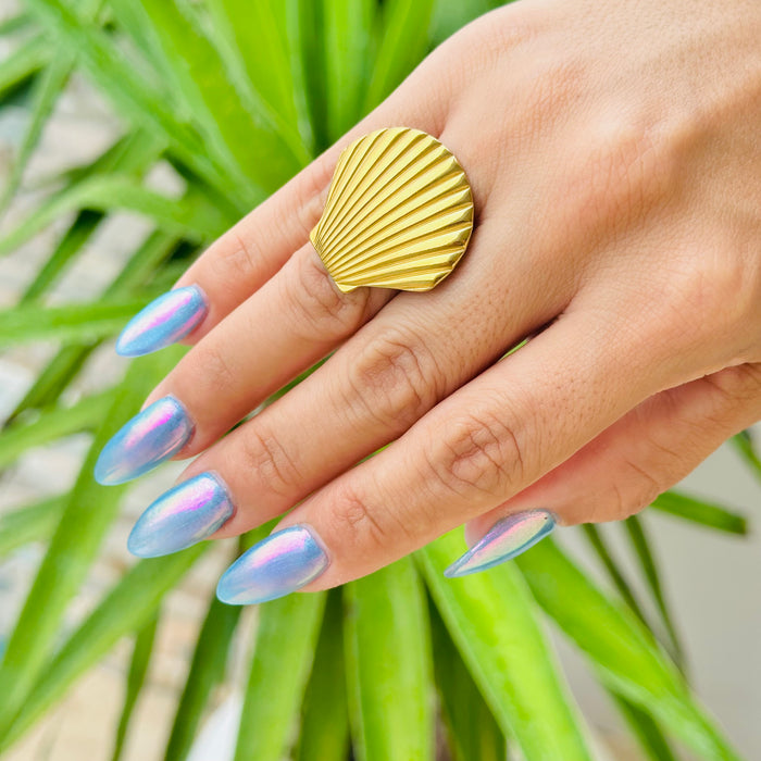 Concha Gold Ring • ajustable