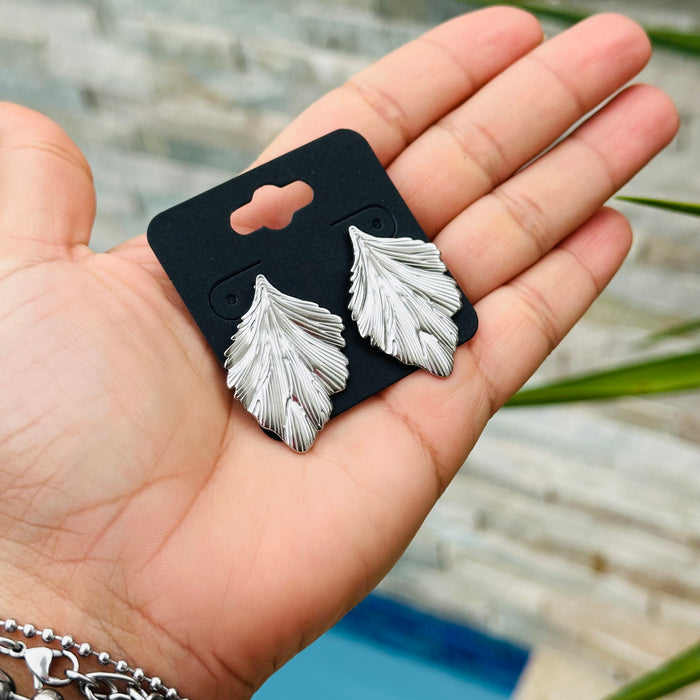 Leaf • Earring • Pantallas• Silver