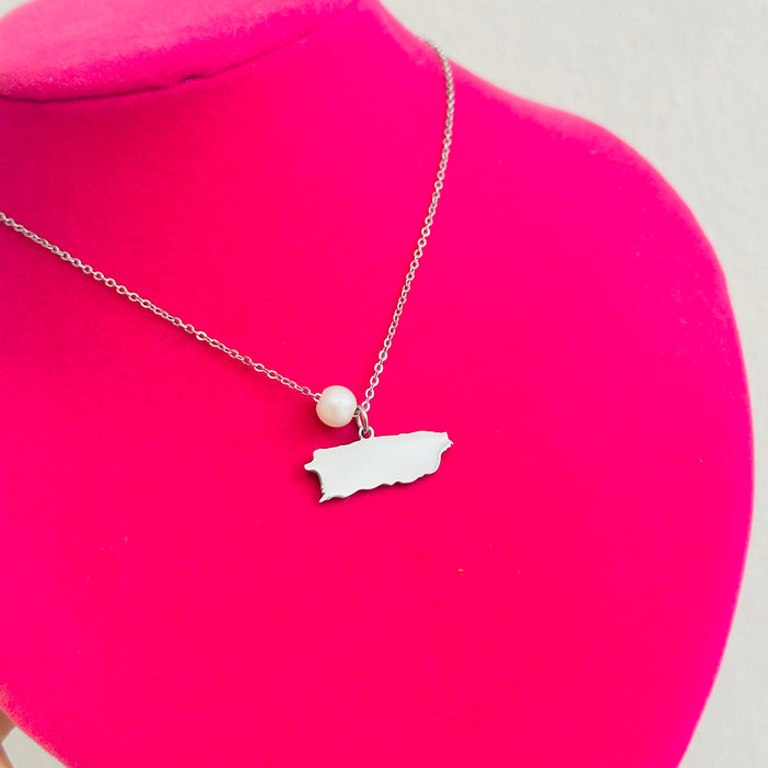 PR Silver Map collar