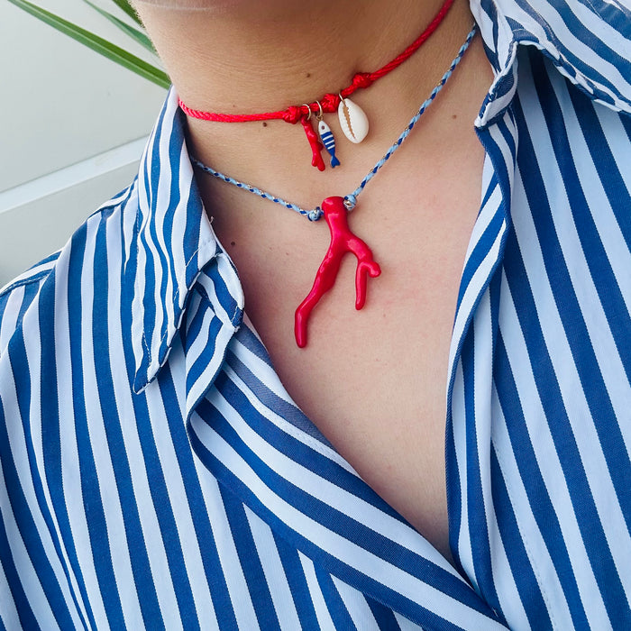 Red + Blue •Collars ajustables