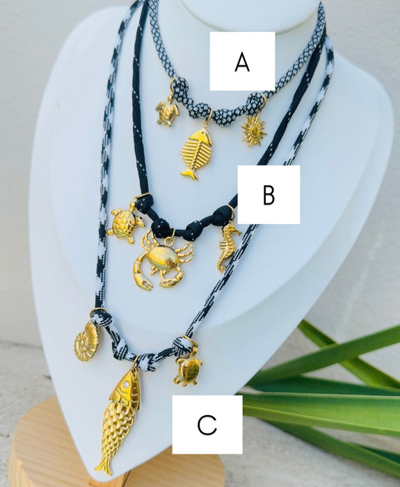 Summer Black Collars • ajustables