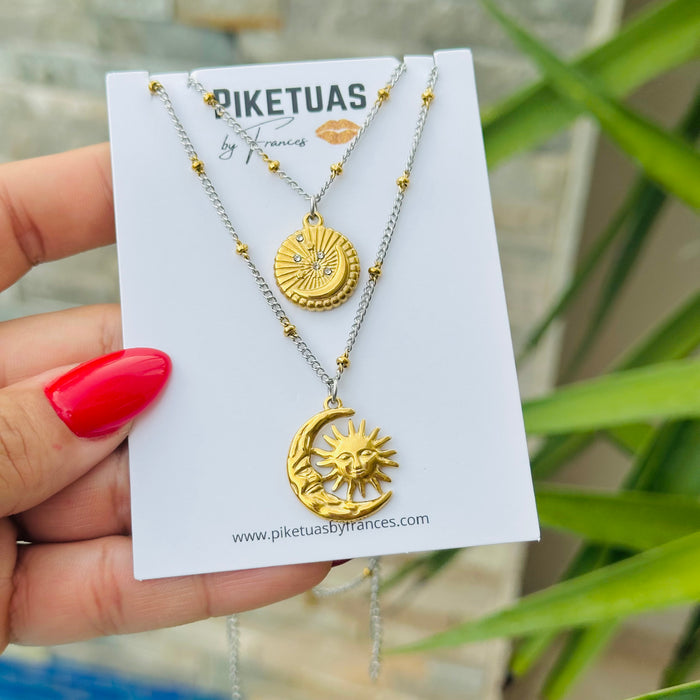 Doble tone • Moon + Sun Collars