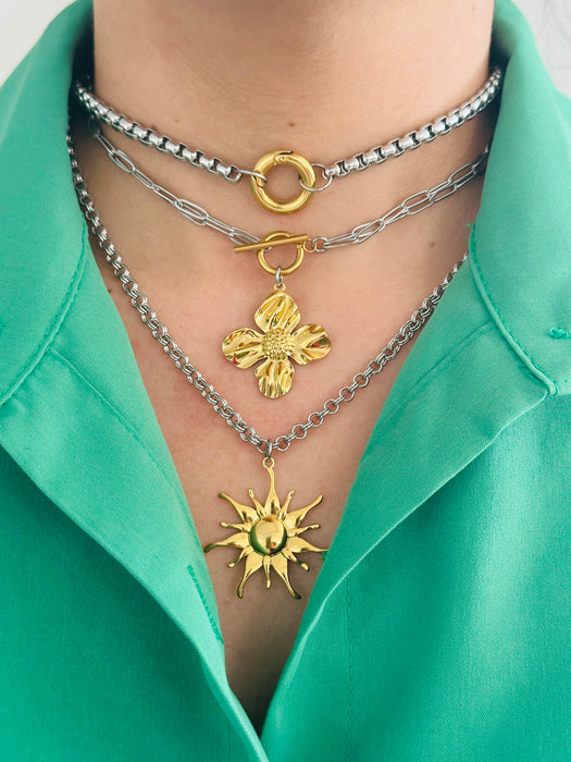 Choker Doble tono