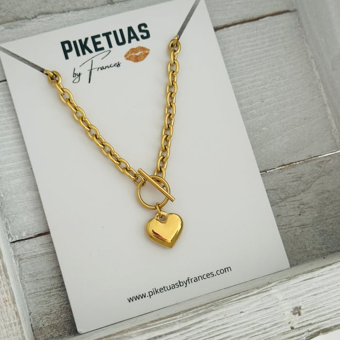Heart Gold Collar