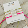 3 Pearl • Bracelets • Son individuales • 12 colores a escoger el hilo