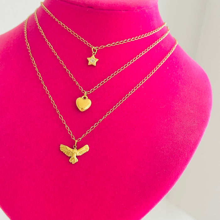 Gold chain + Charm