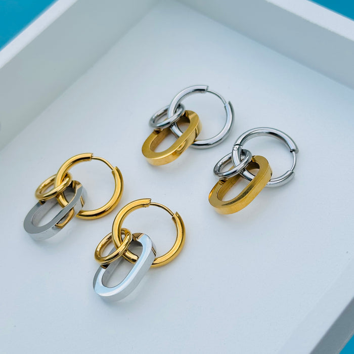 Mini Hoop • doble tono