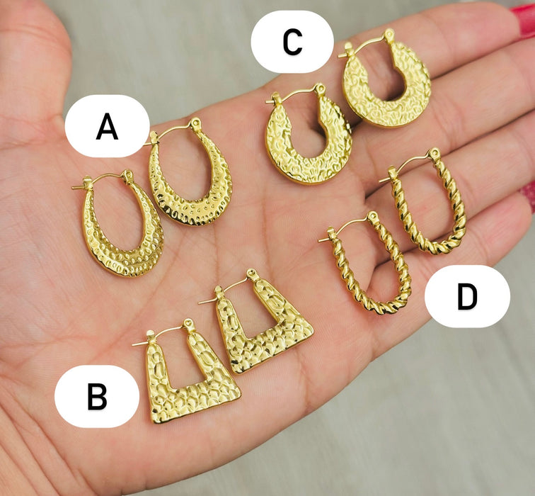 Gold Hoops •