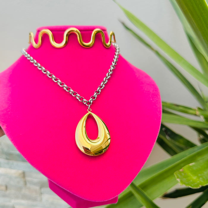 Wave • Choker Oro ajustable