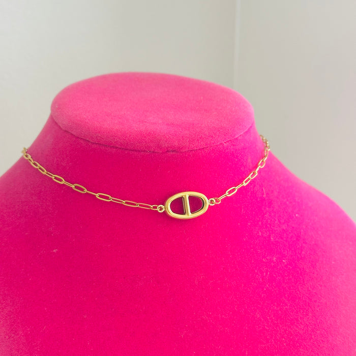 G Gold Choker
