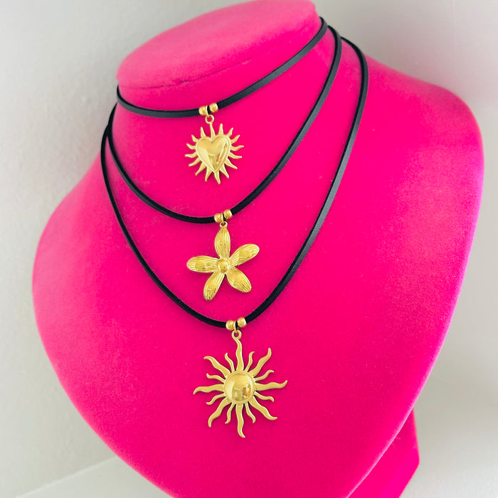 Black + Gold Collars