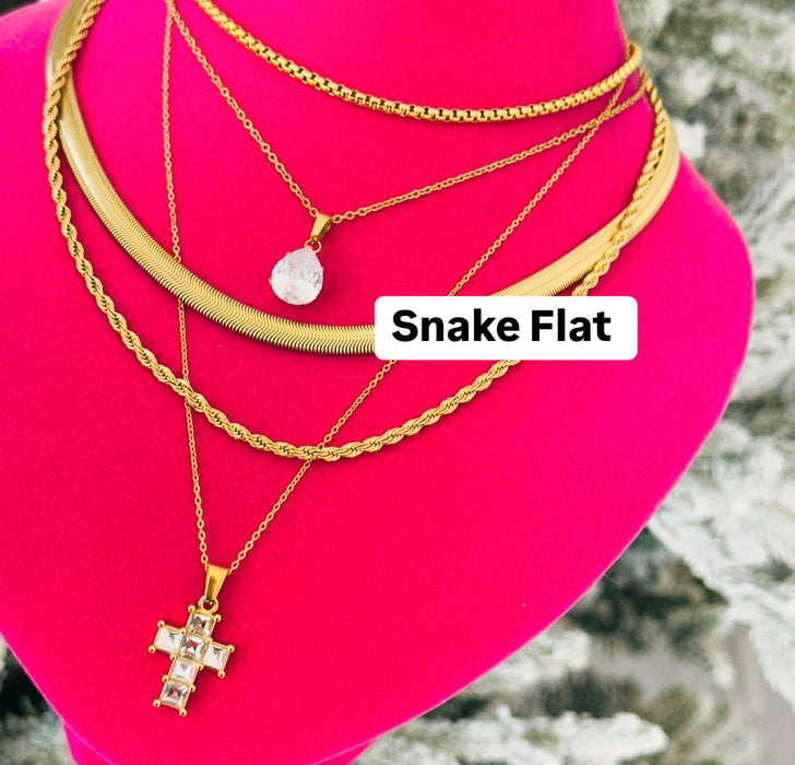 Snake Flat Gold