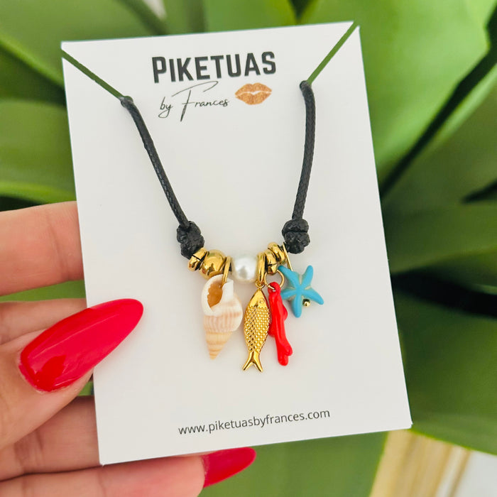 Curacao • Collar Ajustable• Cuero Negro