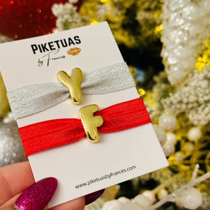 Big Letters • Bracelets (más de 20 colores de cinta a escoger )