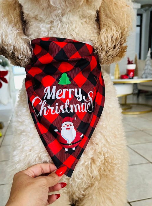 Bandana Roja • Santa “ Merry Christmas”