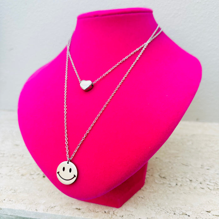 Heart + Happy Face collars