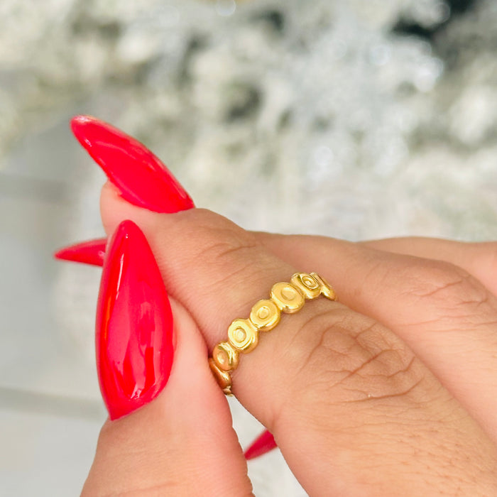 Boton Gold Ring ajustable