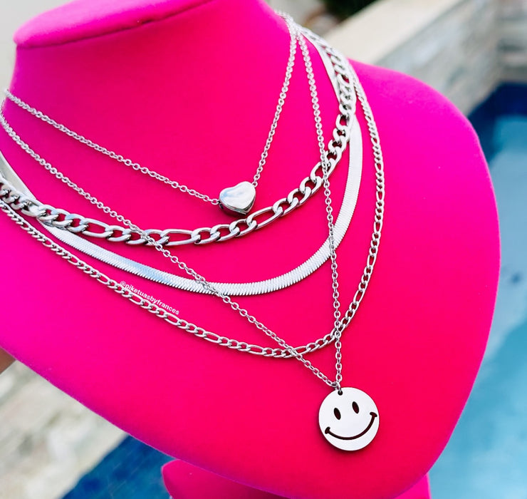 Heart + Happy Face collars