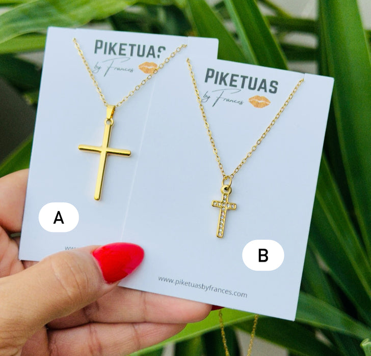 Gold Cross Collars