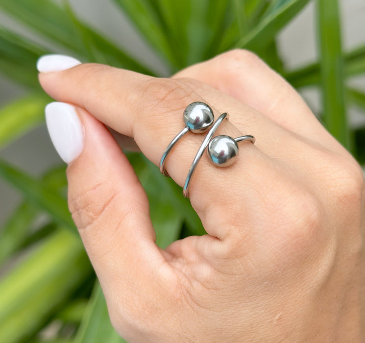 Balls Ring Silver