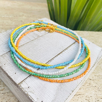 Bead Basic Collar - Pastel colors - Compra 2 y llévate el 3ro GRATIS