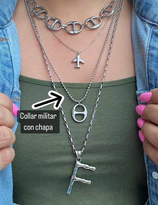 Militar + Chapa • unisex