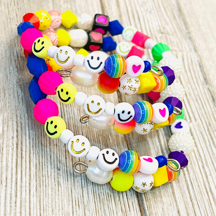 Colors Smile Bracelets - Wire