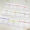 Pulseras de Gracias por tu amistad • 9 colores a escoger